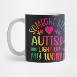 Someone with Autism Light Up My World Mug